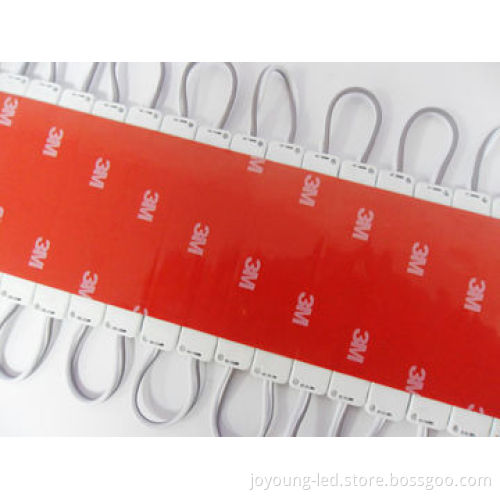 SMD Plastic Injection LED Module, Waterproof, 3 LEDs Module, Epistar, SMD 5050, 0.75W, 12V, IP65